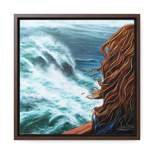 Sirens of the Sea - Queen of the Ocean - Framed Canvas Print