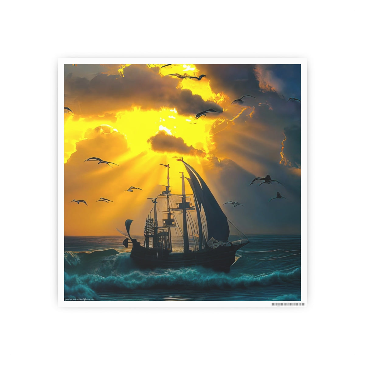 High Seas - Birds of a Feather - Photo Art Paper Poster